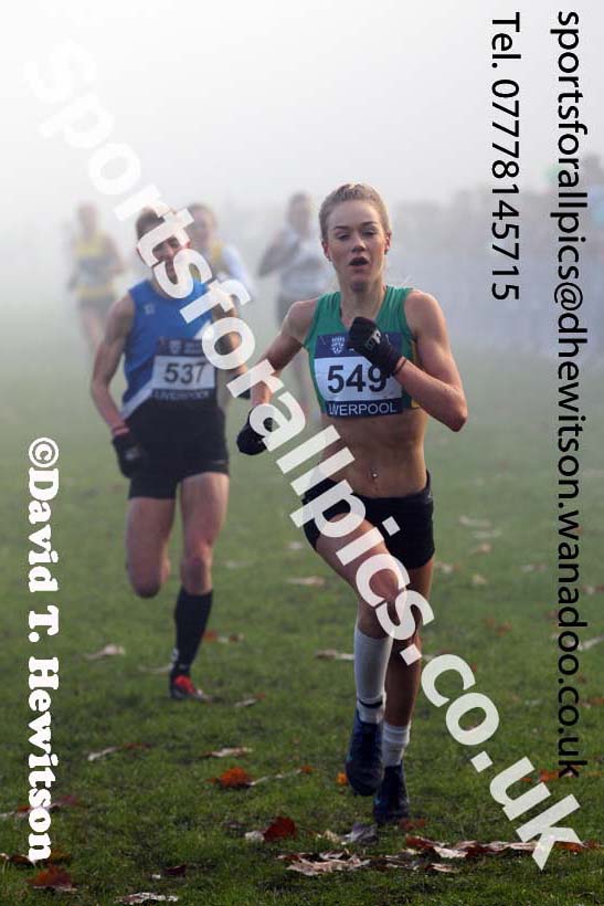 Womens under-17s and Juniors, European Cross Country Trials, Sefton Park, Liverpool. Photo: David T. Hewitson/Sports for All Pics
